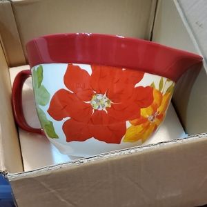 Pioneer Woman Poinsettia batter bowl